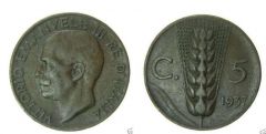 5 cent spiga 1937