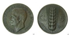 5 cent spiga 1937