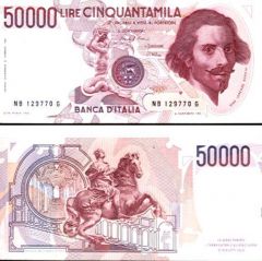 Ciquantamila lire Bernini II tipo II tipo