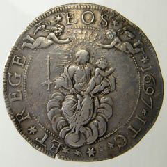 2 Scudi larghi 1697 D