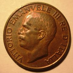 10 Centesimi 1936    Obverse