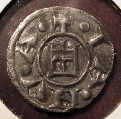 Genoa Silver Denaro  Republic 1139 1339   Reverse=