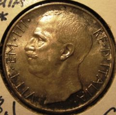 10 Lire 1928 R   Biga Obverse=