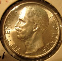 10 Lire 1927 R   Biga  Obverse=