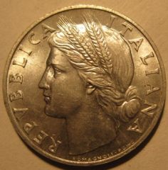 1 Lira 1946 R   Obverse