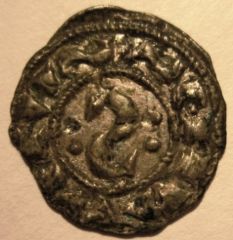 Siena   Denaro XII Sec  S Rovesciata MIR 473   Obverse