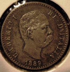 50 Centesimi 1889   Obverse