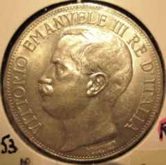 5 Lire 1911 50 Unita' D'Italia