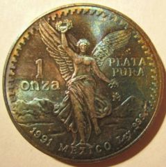 Mexico                   1 Onza 1991  Reverse