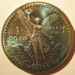 Mexico                   1 Onza 1991  Reverse