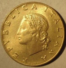 20 Lire 1959    Obverse