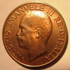 10 Centesimi 1937    Obverse