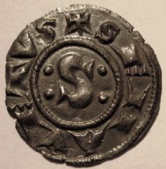 Siena Denaro XII   1390 MIR 484 2  Obverse