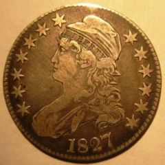 United States Of America    50 Cents 1827     Obverse