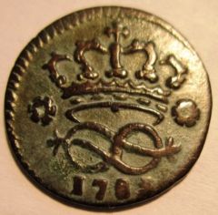 2 Denari 1785  Reverse