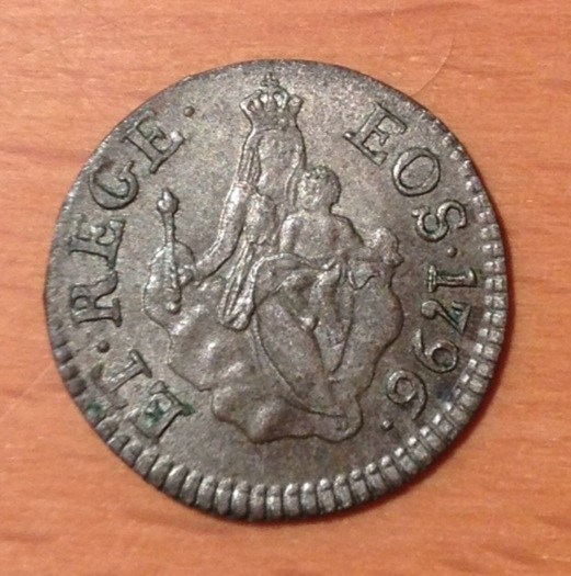 Genova , 8 denari 1796