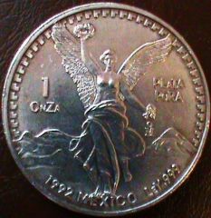 1 onza plata pura 1992