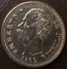 20 lire Umberto I 1882