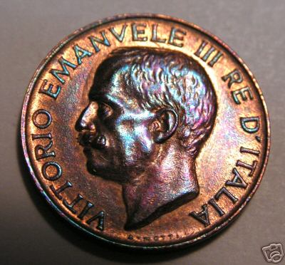 5 cent. 1921 dritto FDCr
