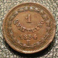 V: Quattrino 1854 An.IX B