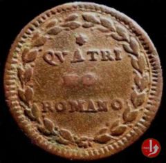 V: QVATTRINO ROMANO A.X  PIO VI ( 1775 - 1799 )