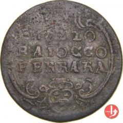 V:  MEZZO BAIOCCO FERRARA   BENEDETTO XIV (1740 - 1758 )