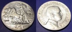 1 Lira 1912 Quadriga Veloce 1912