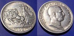 2 Lire 1914 Quadriga Briosa BB QSPL