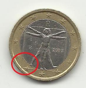 1 euro Italia 2003