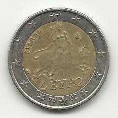 2 euro Grecia 2002 S