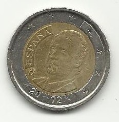 2 euro Spagna 2002