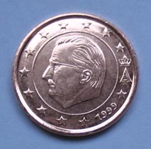 1 cent Belgio1999  FDC