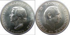 Denmark h km845 2 Kroner (1958) Princess Margreth