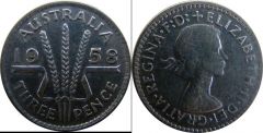 Australia b km57 3 Pence