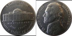 USA b kmA192 5 cents