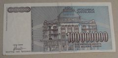 100.000.000 Di Dinari 1993/ 2