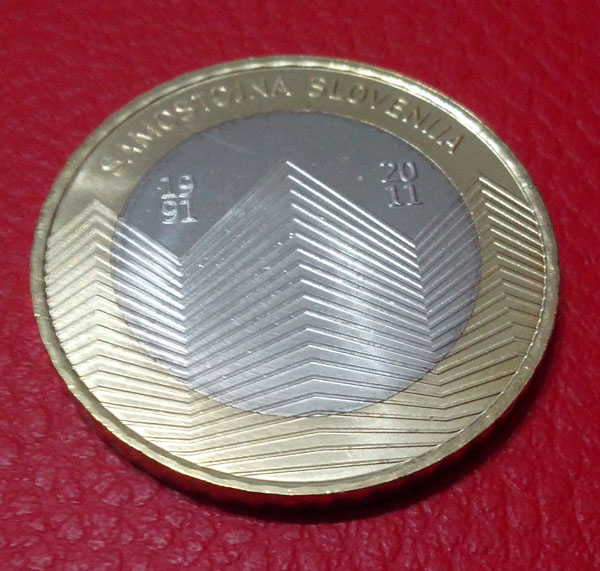 3 euro Slovenia 2011 - Front