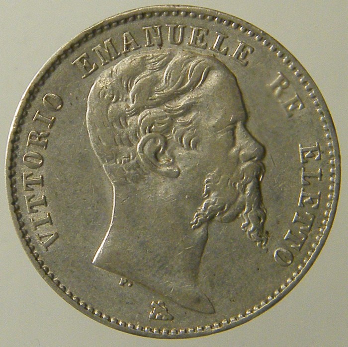 2 Lire Vitt.Em. II 1860 Firenze d