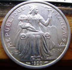 2 Francs Nuova Caledonia