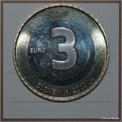 Slovenia 3 Euro 2011 fronte