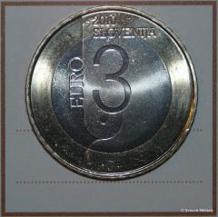 Slovenia 3 Euro 2010 fronte