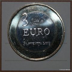 Slovenia 3 Euro 2013 fronte