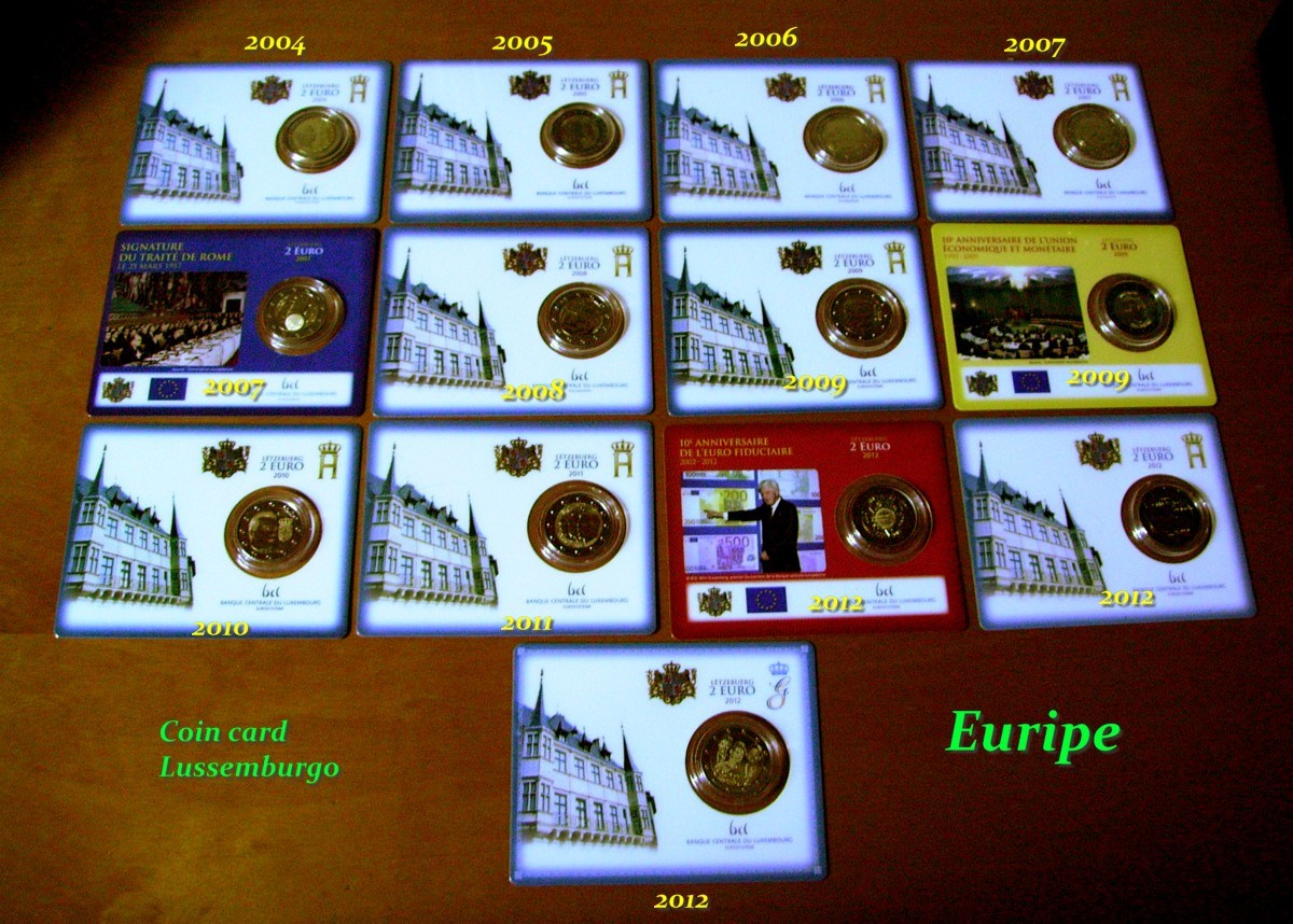 2 Euro Lussemburgo