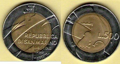 Repubblica di San Marino - 1990 - 'La Repubblica ed il mondo'
