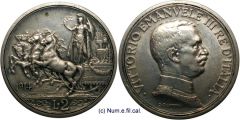 2 Lire Quadriga Briosa 1914