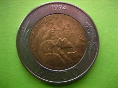 500 Lire San Marino 1994 R