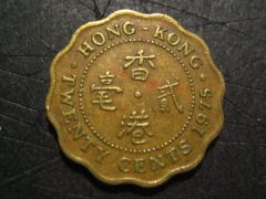 20 centesimi Hong-Kong 1975 D