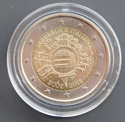 2012   10 anni Di banconote E monete In euro