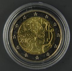 FINLANDIA 2010 150° anniv. Moneta finlandese Tiratura 1.560.000