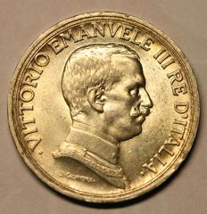 2 Lire 1915 Quadriga Briosa